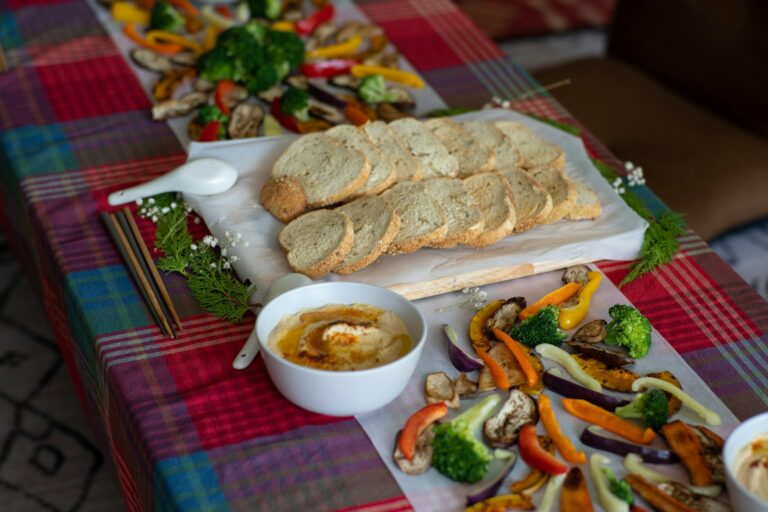 Roasted vegetables platter