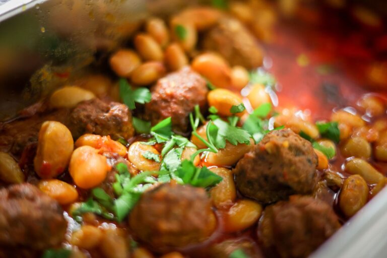 Orzo tomato bean