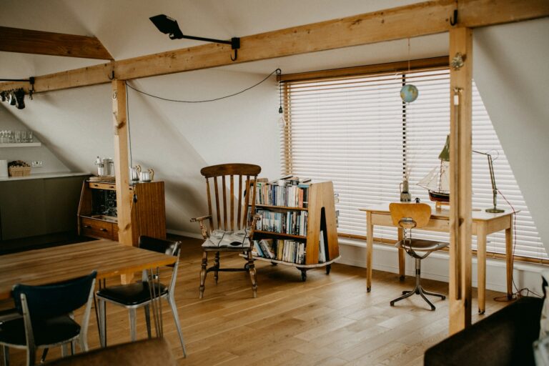 Cozy reading nook