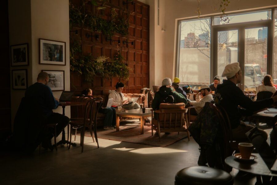 Cozy neighborhood cafe