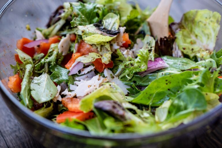 Glass jar salad