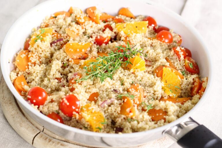 Quinoa pilaf bowl