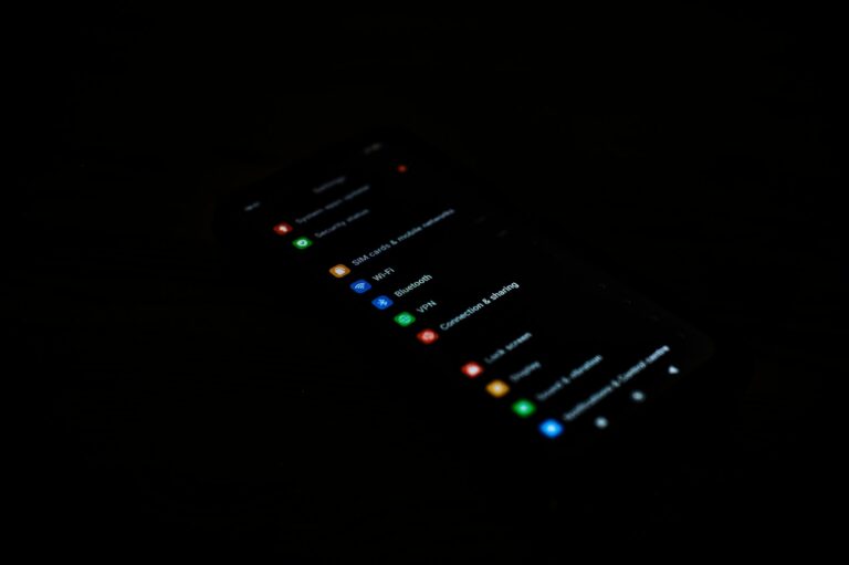 Smartphone notification settings