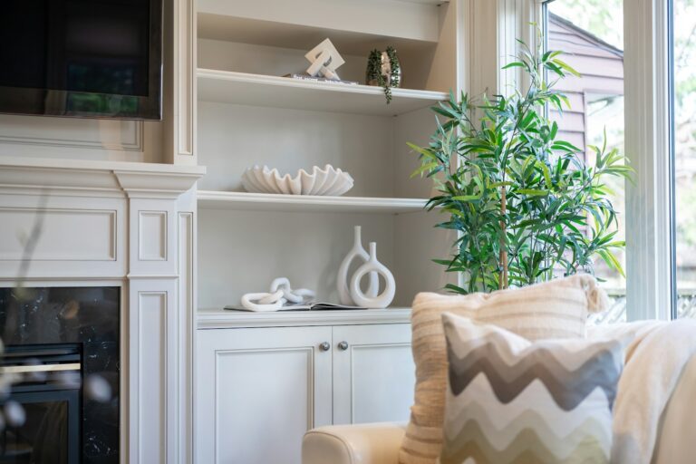 Organized living room
