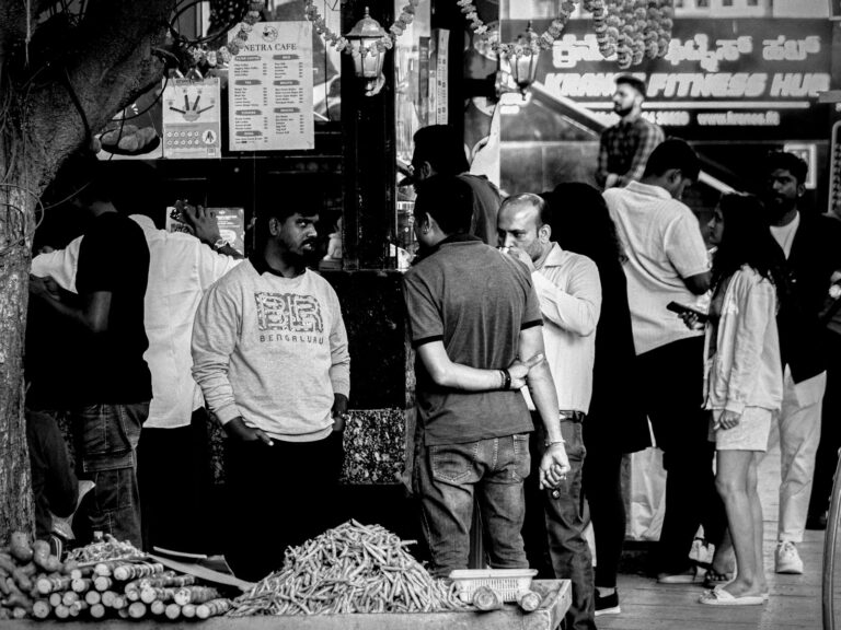 Street market stall