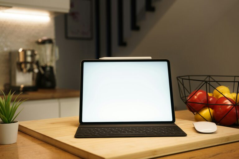 Kitchen table laptop