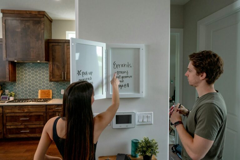 Family using tablet