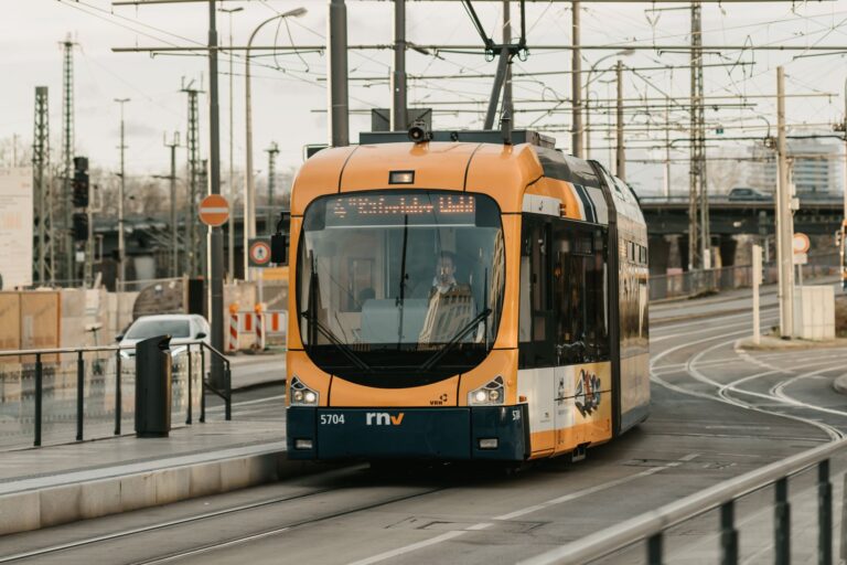 Modern city tram