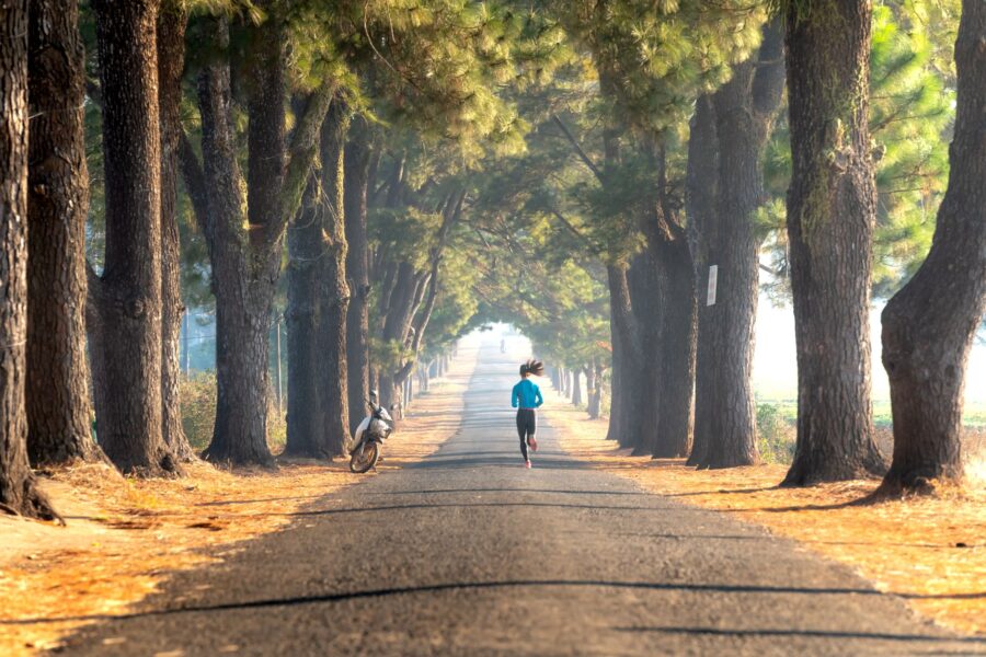 Weekend morning running