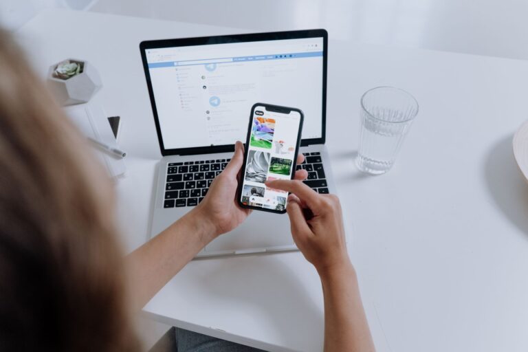 Person using authenticator