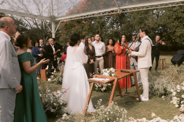 Multicultural wedding ceremony