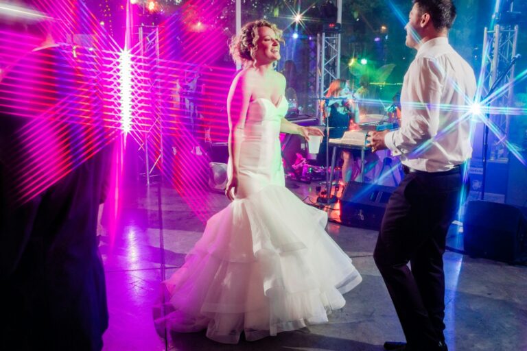 Wedding reception dance