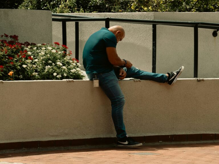 Standing calf stretch
