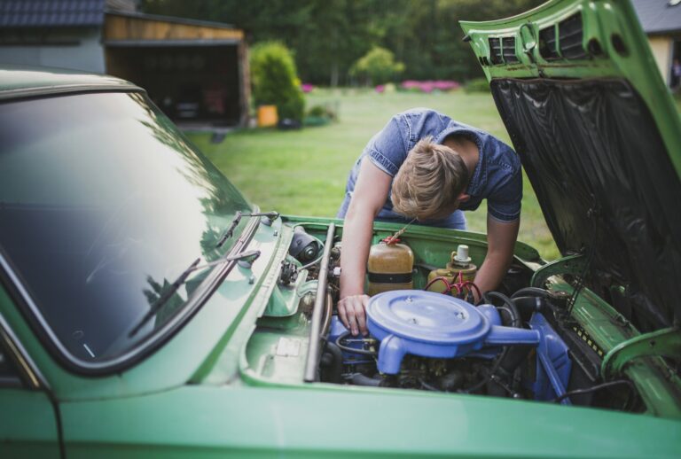 Car engine bay