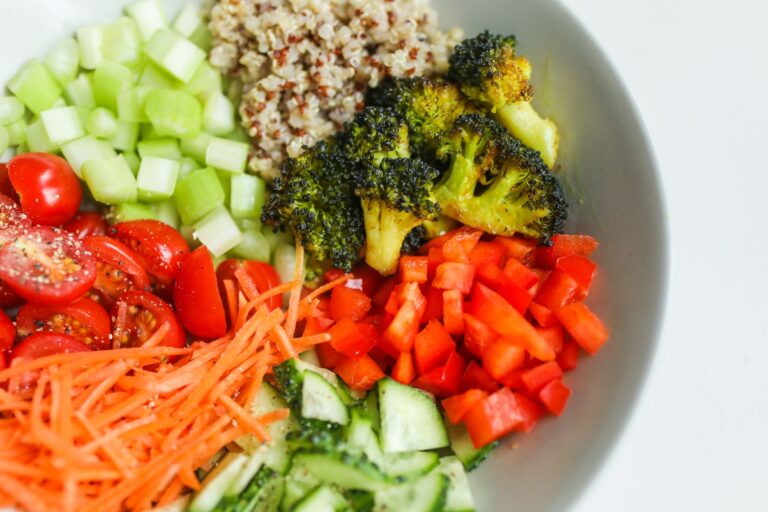 Healthy meal bowl