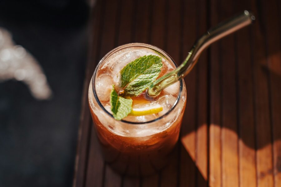 Iced tea glass