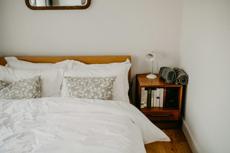 Guest room bed