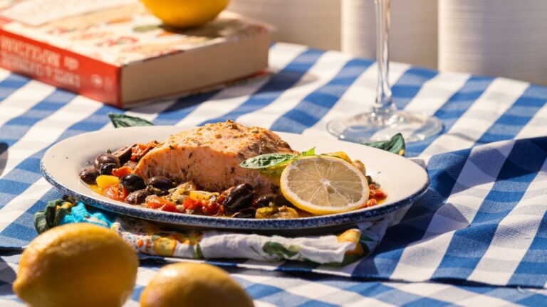 Mediterranean baked fish