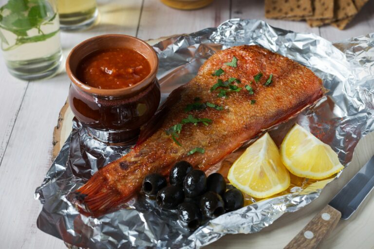 Mediterranean baked fish