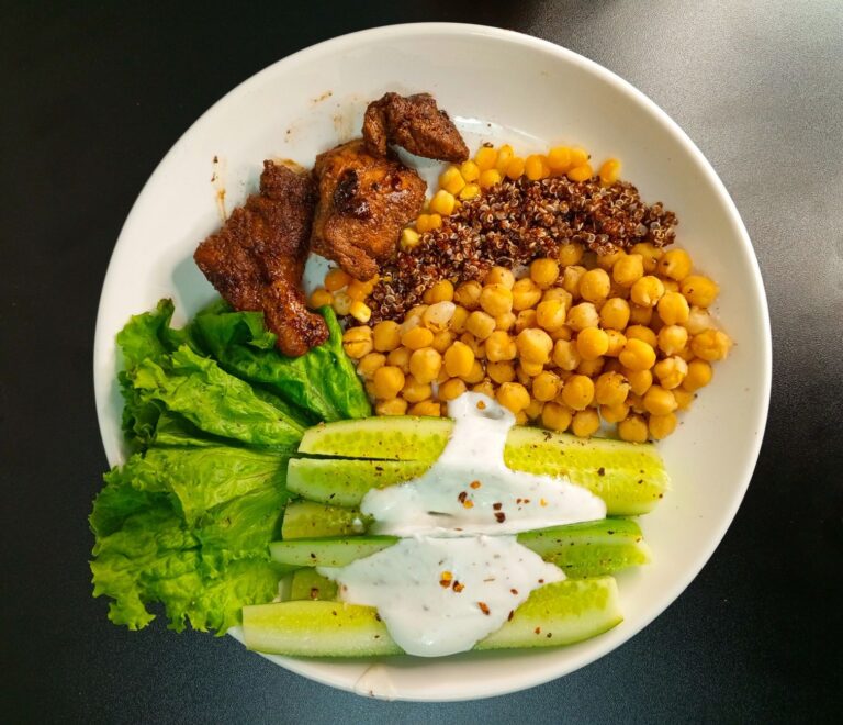Balanced dinner plate