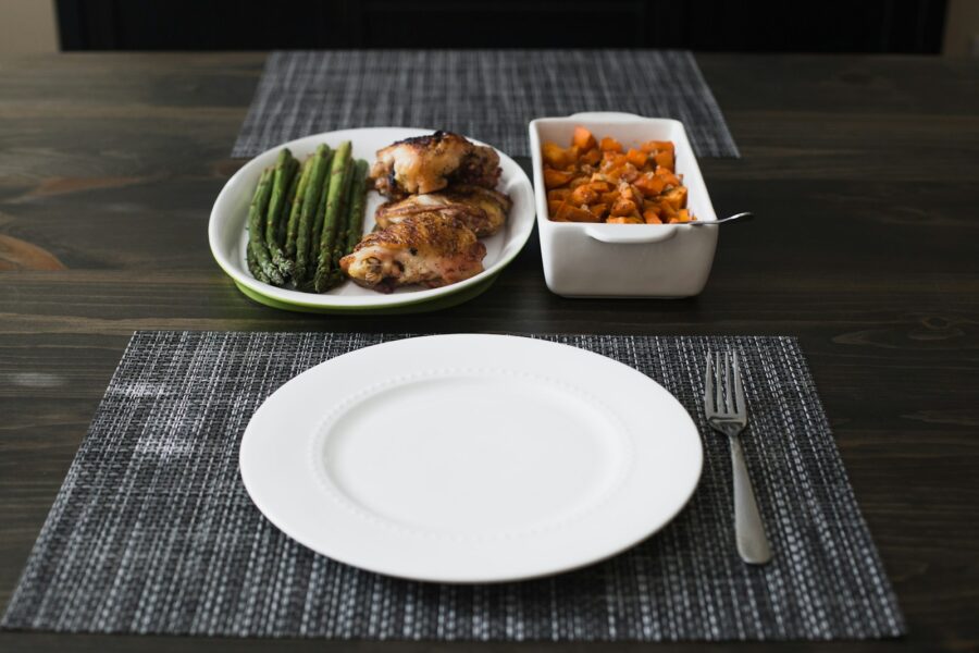 Balanced dinner plate