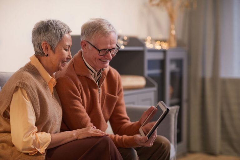 Grandparent video call