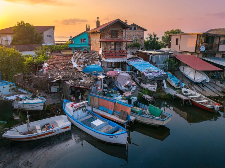 Small coastal town