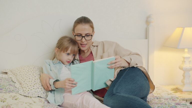 Family bedtime reading