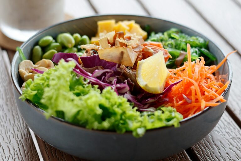 Colorful rice bowl