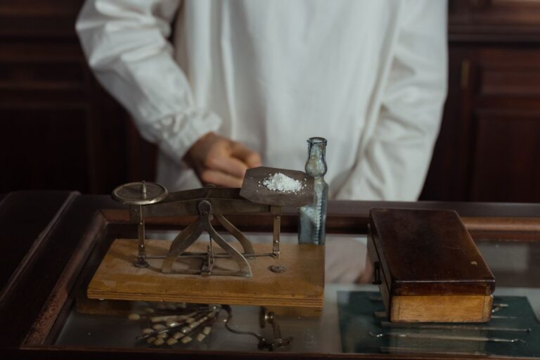 Pharmacist explaining medicine