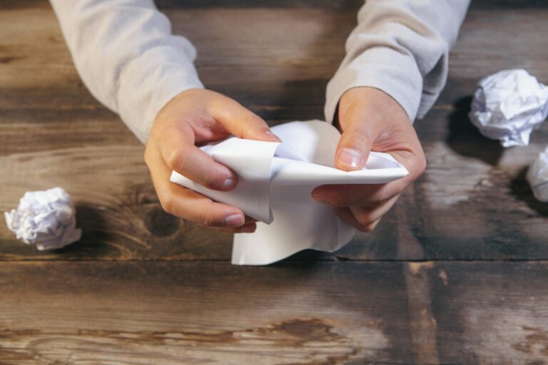 Hands preparing dough