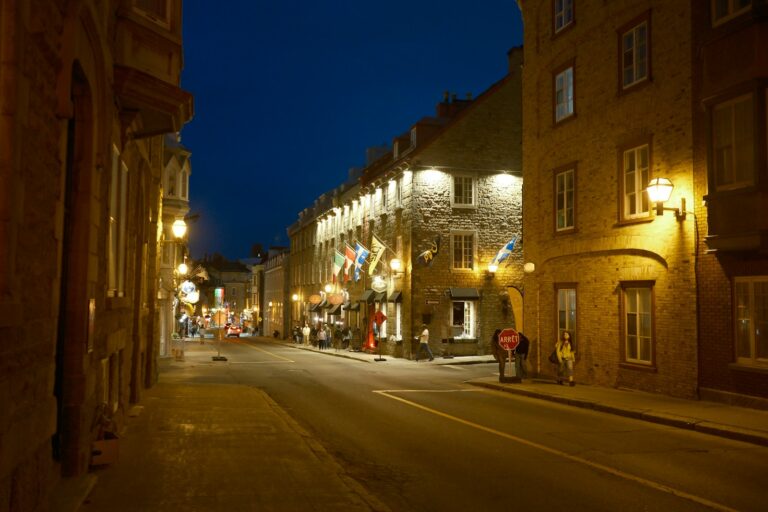 Night city street