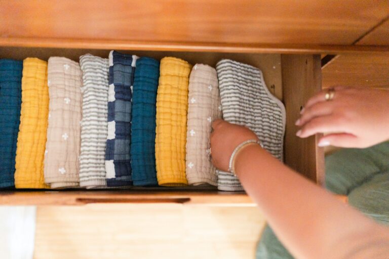 Woman choosing outfit